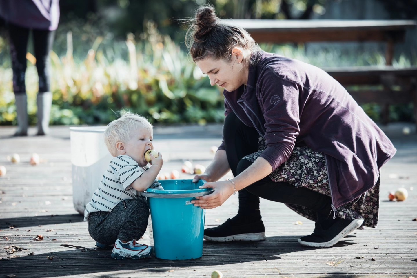 Veslija nometnes vide tuvplānā